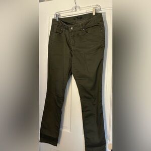 Prana Kayla Olive Green Women Jeans
